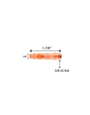 COLLET BODY 1/8 WP-17, 18, 26 (PAQ X 10 UND S/ 3,00 X UND)
