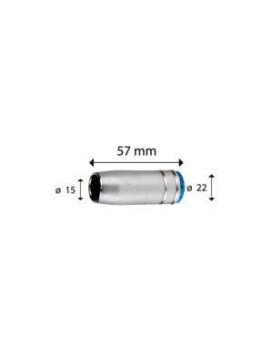 TOBERA MOD BINZEL MB-25 CONICA WELDMAX (PAQ X 10 UND S/ 10,00 X UND)