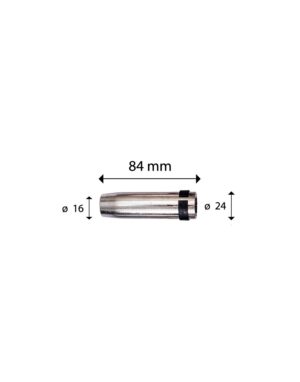 TOBERA MOD BINZEL MB-36 CONICA WELDMAX (PAQ X 10 UND S/ 13,00 X UND)