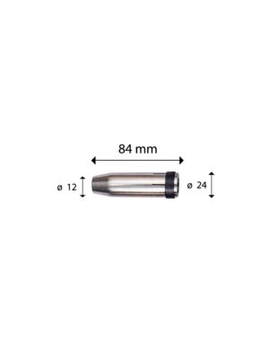 TOBERA MOD BINZEL MB-36 TAPERED WELDMAX (PAQ X 10 UND S/ 13,00 X UND)