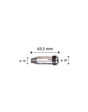 TOBERA MOD BINZEL MB-24 TAPERED WELDMAX (PAQ X 10 UND S/ 15,00 X UND)