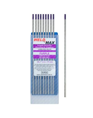 TUNGSTENO PURPURA 1/8 WELDMAX (PAQ X 10 UND S/ 14,00 X UND)