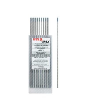 TUNGSTENO CERIADO 1/8 WELDMAX (PAQ X 10 UND S/ 14,00 X UND)
