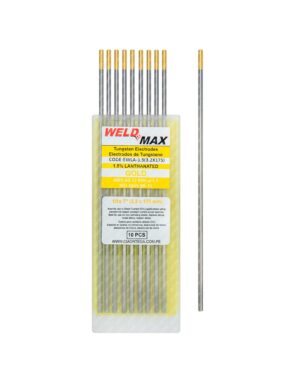 TUNGSTENO DORADO 1/8 WELDMAX (PAQ X 10 UND S/ 14,00 X UND)